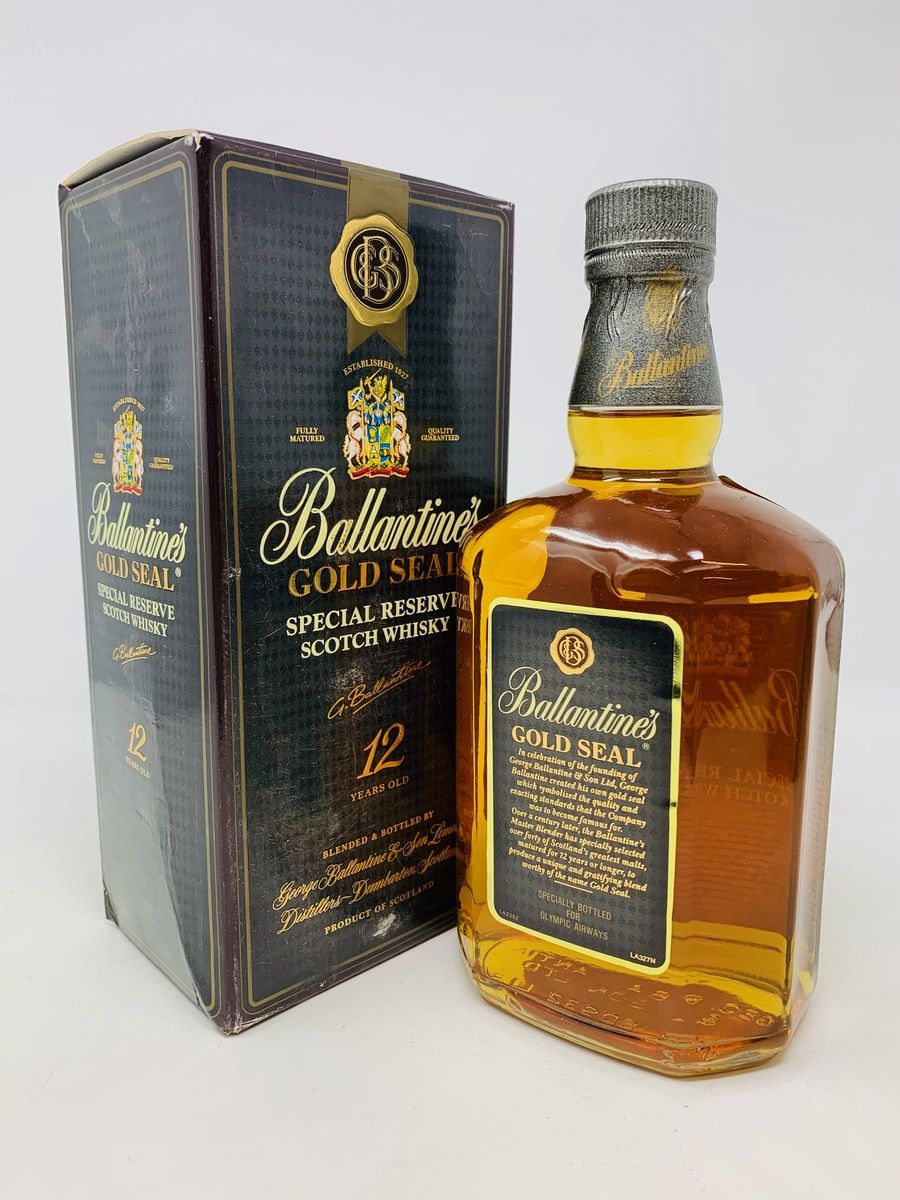 BALLANTINES 75CL 12 YEAR OLD GOLD SEAL