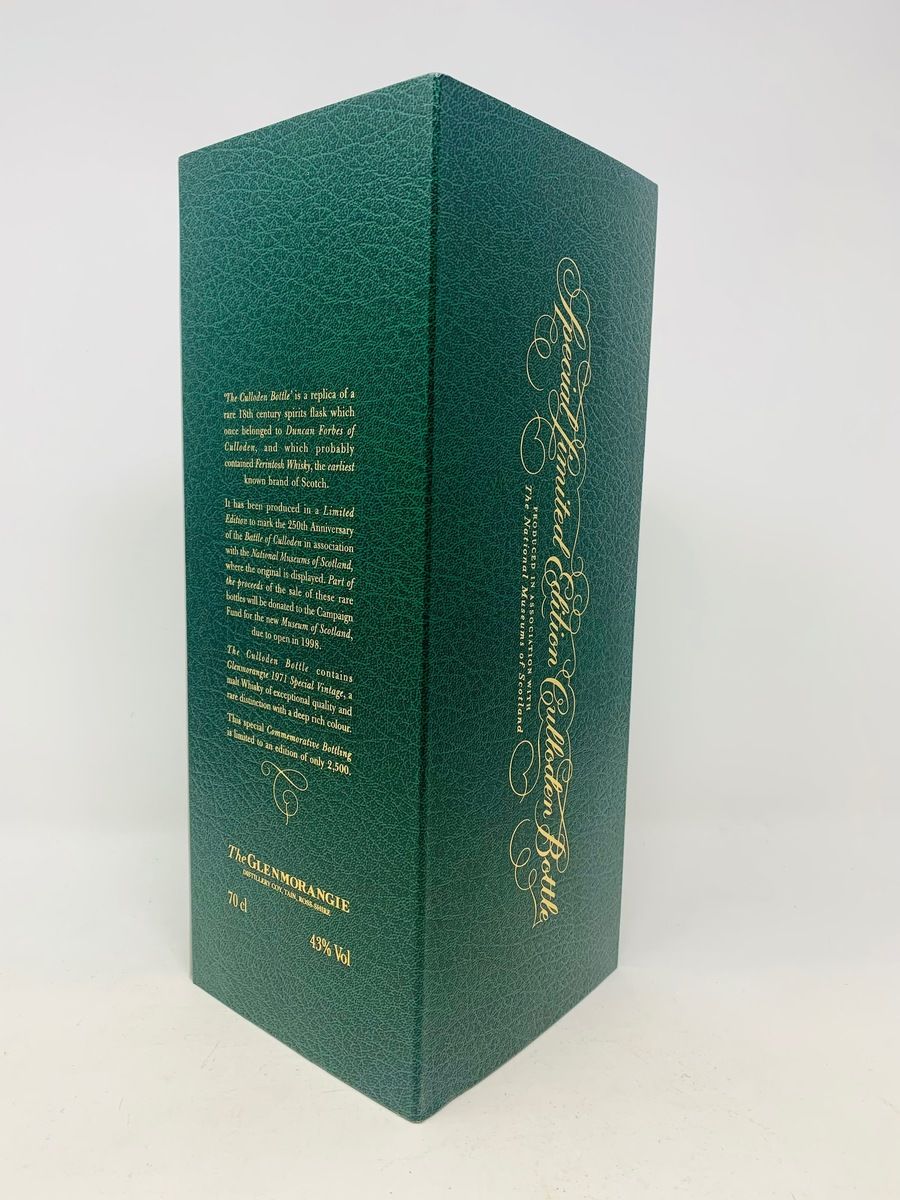 GLENMORANGIE THE CULLODEN BOTTLE 1971