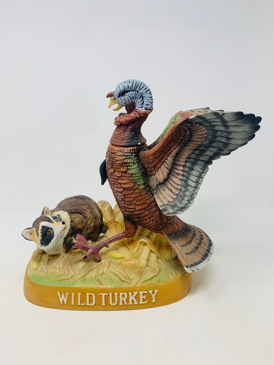 AUSTIN NICHOLS 8 YEAR OLD WILD TURKEY DECANTER 1980'S