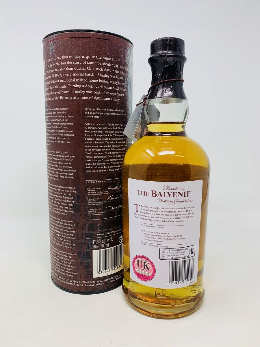 BALVENIE 26 YEAR OLD "A DAY OF DARK BARLEY"