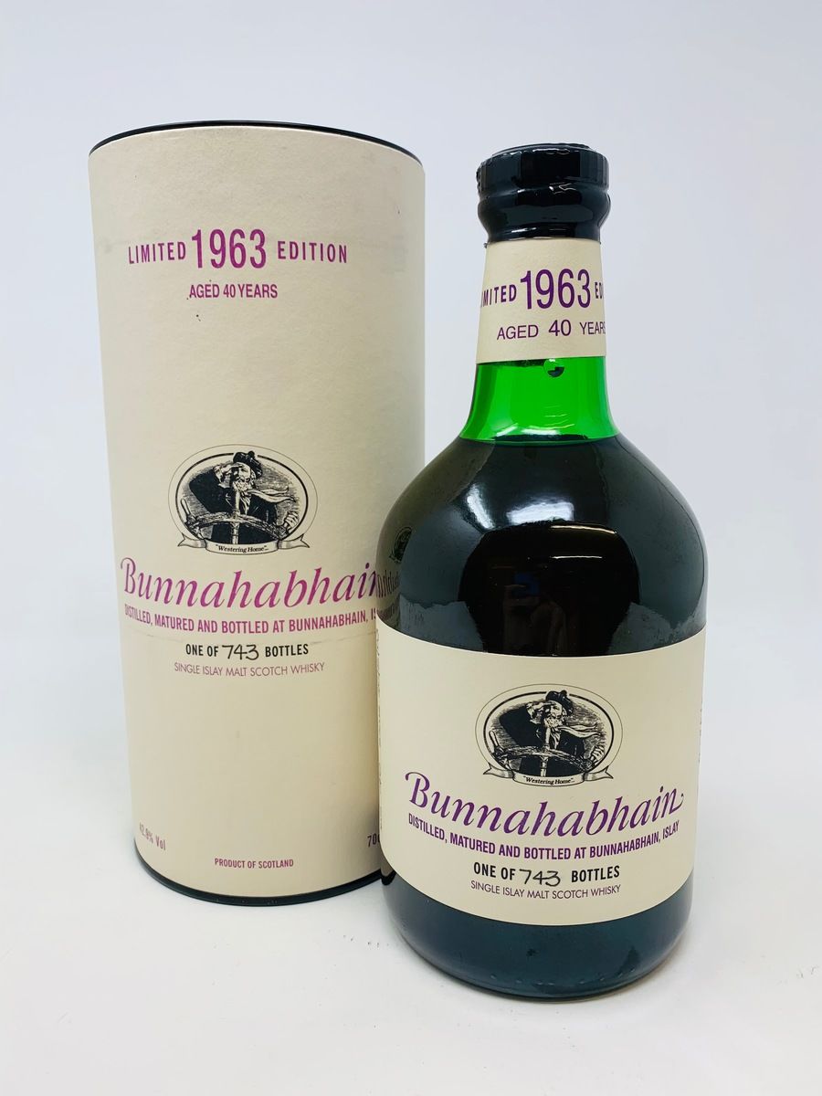 BUNNAHABHAIN 1963 - 40 YEAR OLD SCOTCH WHISKY