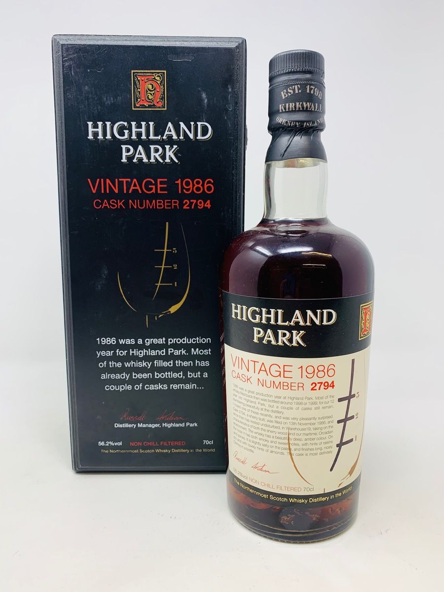 HIGHLAND PARK VINTAGE 1986 CASK 2794