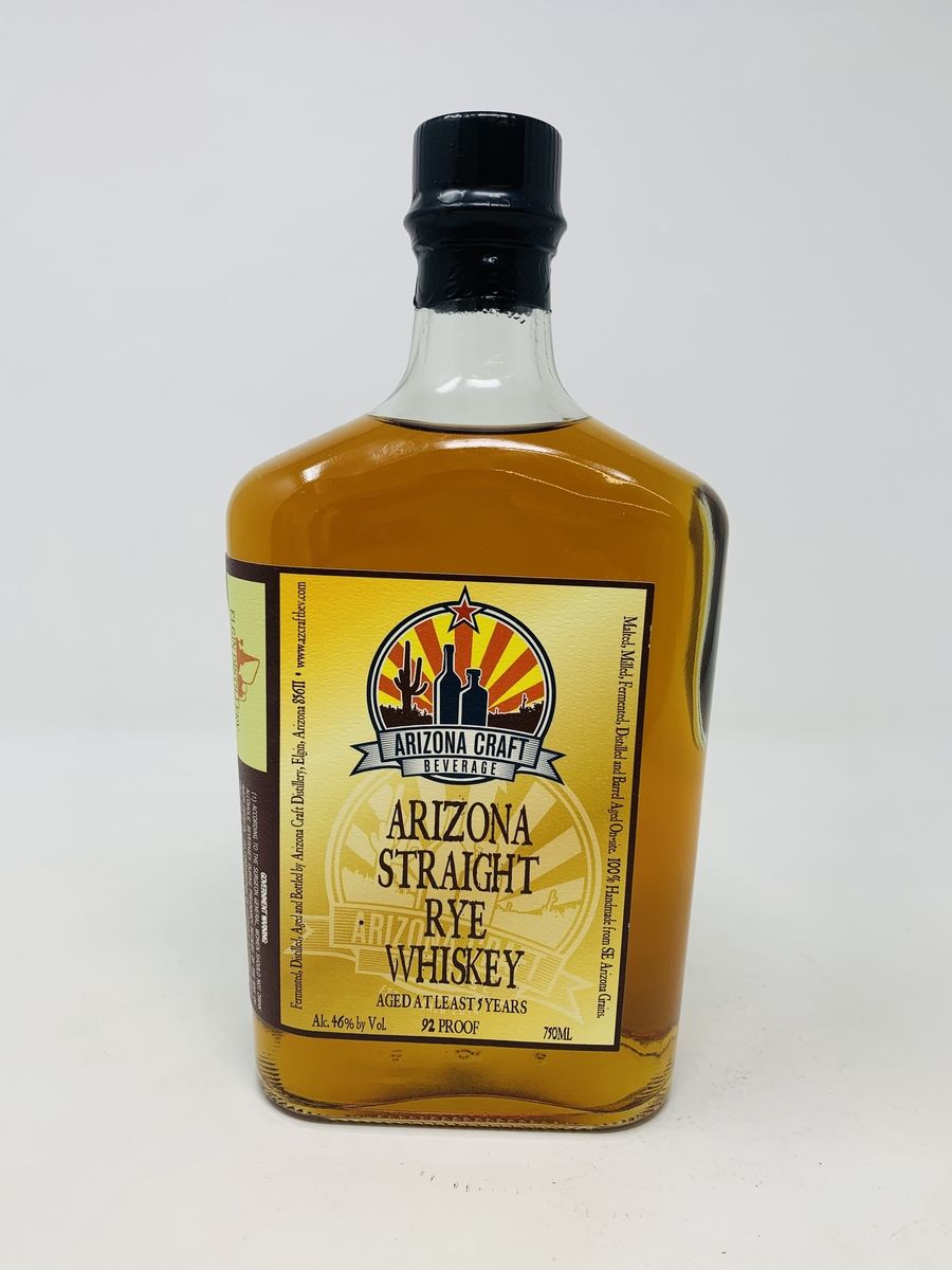 ARIZONA STRAIGHT RYE WHISKEY
