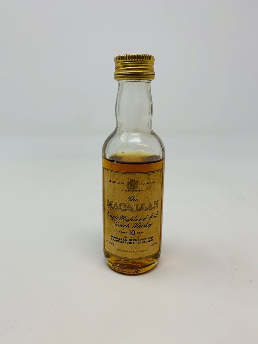 THE MACALLAN 10 YEAR OLD MINIATURE 