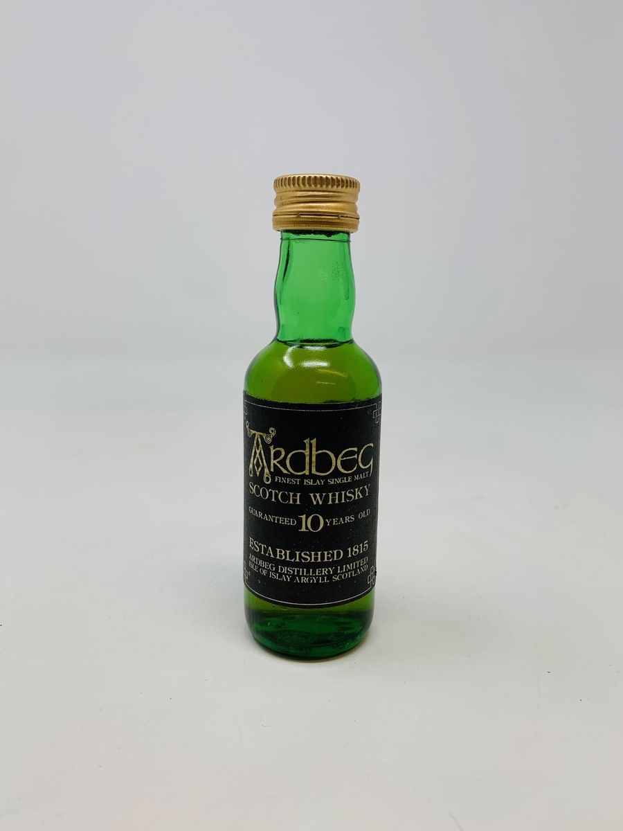 ARDBEG 10 YEAR OLD MINIATURE (OLD STYLE)