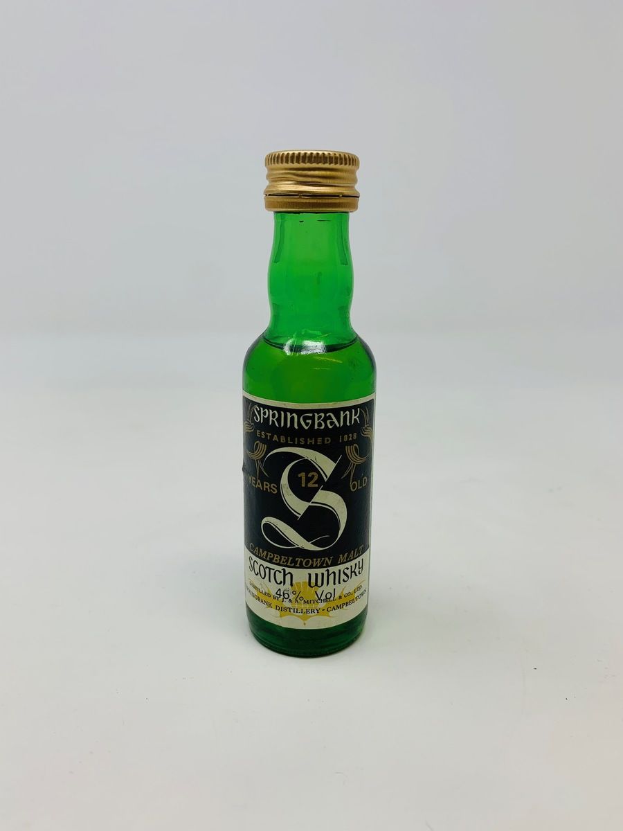 SPRINGBANK 12 YEAR OLD 1980'S MINIATURE