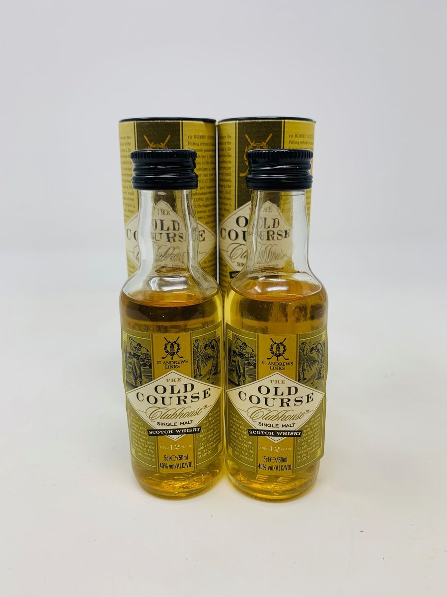 THE OLD COURSE ST ANDREWS LINKS 12 YEAR OLD MINIATURES