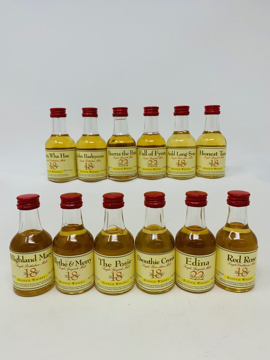 THE ROBERT BURNS COLLECTION THE WHISKY CONNOISSEUR